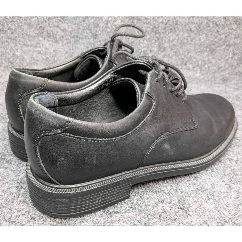 Rockport Men's 8.5M Black Leather Oxford Dress Shoes Lace Up Comfort Work...